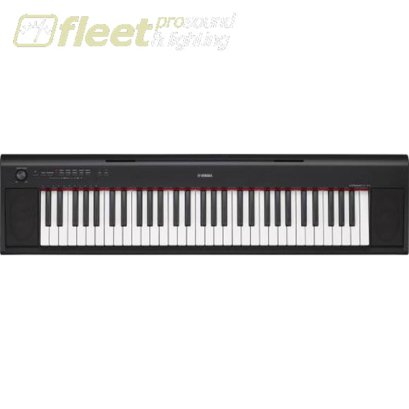 Yahama Np12B Piaggerro 61 Key Portable Keyboard - Black Keyboards & Synthesizers