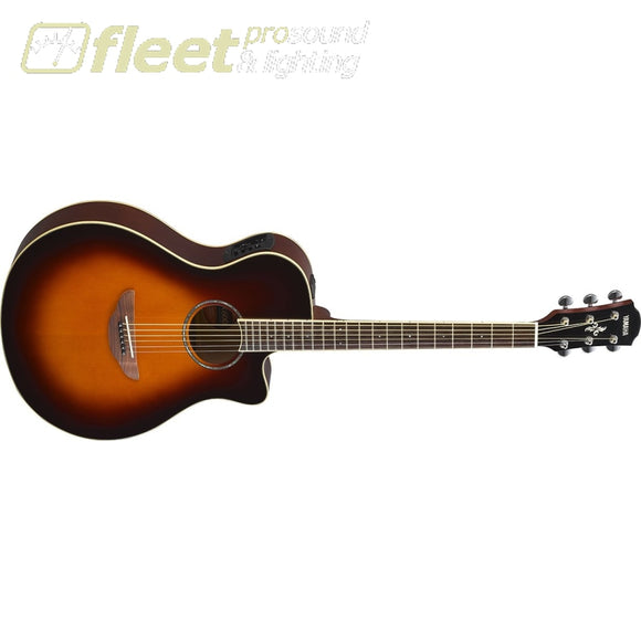Yamaha APX600OVS Thinline Acoustic Electric Guitar - Old Violin Sunburst 6 STRING ACOUSTIC WITH ELECTRONICS