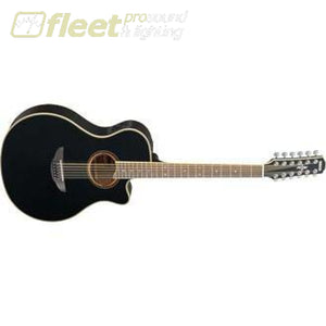 Yamaha APX700II-12 BL 12-String Acoustic-Electric Guitar - Black Finish 12 STRING ELECTRIC GUITARS