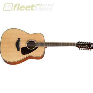Yamaha FG820-12 Solid Spruce Top 12-String Acoustic Folk Guitar - Natural Finish 12 STRING ACOUSTICS