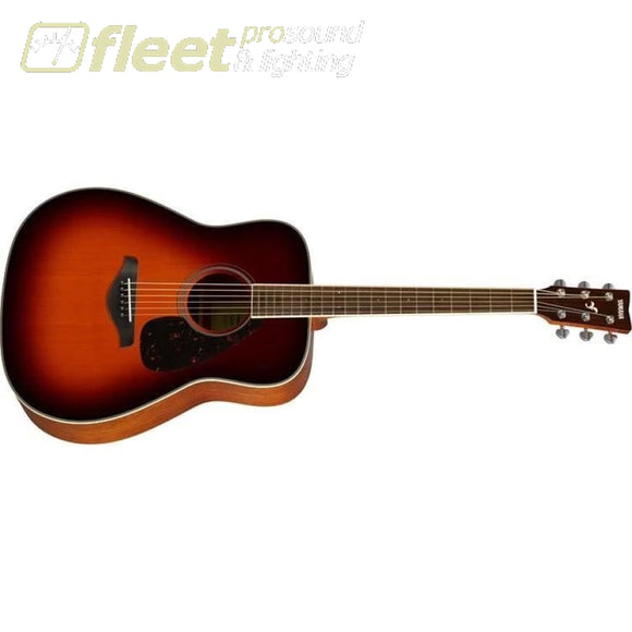 Yamaha FG820 BS Solid Spruce Top Acoustic Folk Guitar - Brown Sunburst Finish 6 STRING ACOUSTIC WITHOUT ELECTRONICS