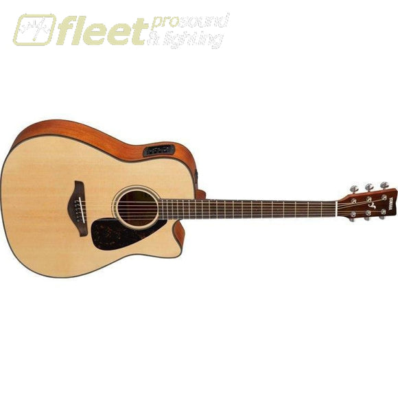 Yamaha FGX800C Dreadnought Acoustic Guitar w/ Electronics - Natural 6 STRING ACOUSTIC WITH ELECTRONICS