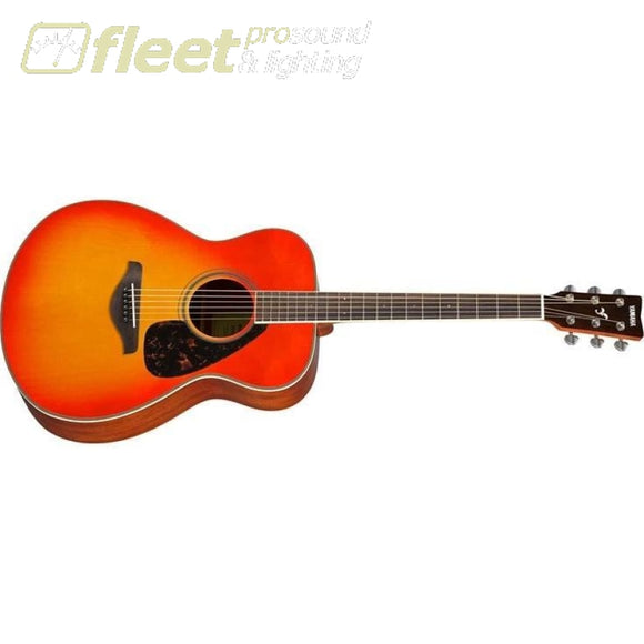 Yamaha FS820 AB Solid Spruce Top Acoustic Small Body Guitar - Autumn Burst Finish 6 STRING ACOUSTIC WITHOUT ELECTRONICS