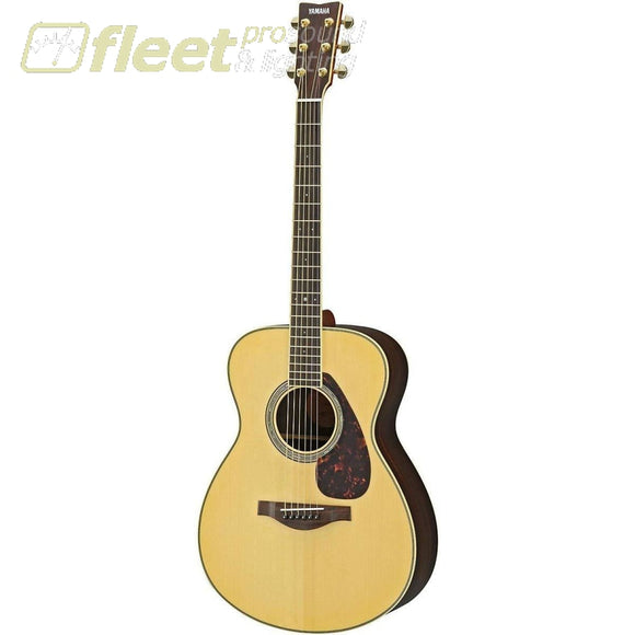 Yamaha LS6ARE Acoustic Solid Spruce top Rosewood B &S Small Body Guitar - Natural 6 STRING ACOUSTIC WITH ELECTRONICS
