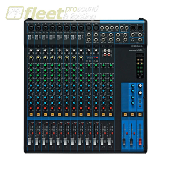 Yamaha MG16 16 Channel MG Series Mixer MIXERS UNDER 24 CHANNEL