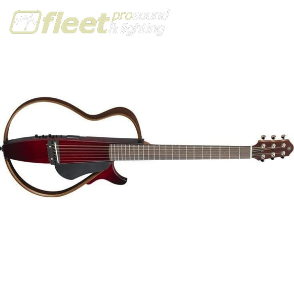 Yamaha SLG200S CRB Steel String Silent Guitar - Crimson Reb Burst HOLLOW BODY GUITARS