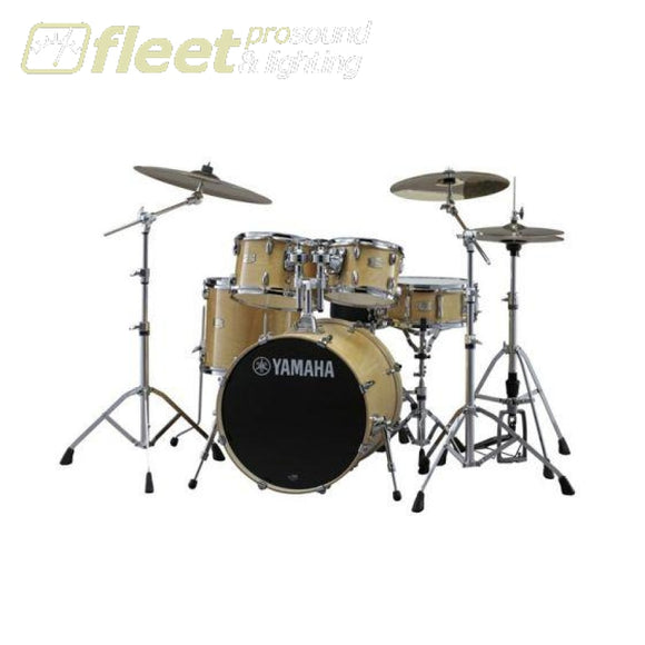 Yamaha Stage Custom SBX0F57 NW 5-Piece Drum Kit w/Hardware - Natural Wood ACOUSTIC DRUM KITS