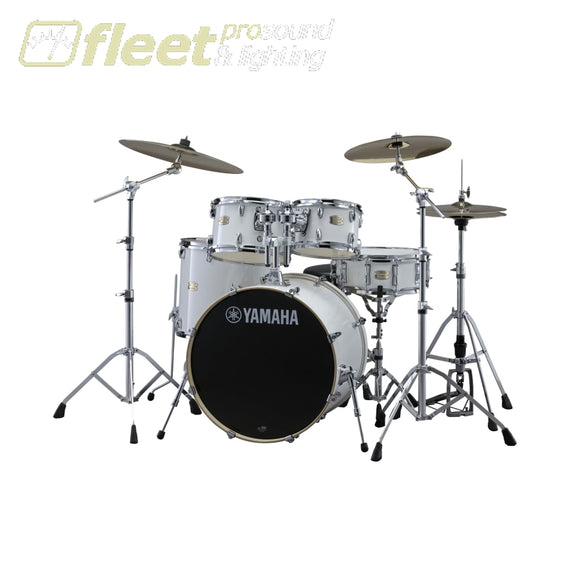 Yamaha Stage Custom SBX2F56PW Birch 5-Piece Drum Kit w/Hardware - Pure White ACOUSTIC DRUM KITS