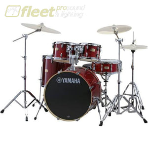 Yamaha Stage Custom SBX2F57 CR 5-Piece Drum Kit w/Hardware - Cranberry Red ACOUSTIC DRUM KITS