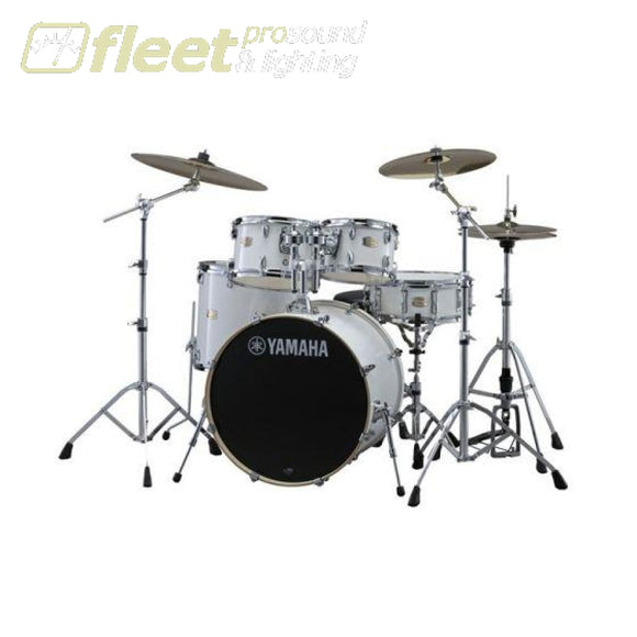 Yamaha Stage Custom SBX2F57 PW 5-Piece Drum Kit w/Hardware - Pure White ACOUSTIC DRUM KITS