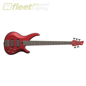 Yamaha TRBX305-CAR 5-String Electric Bass Black Candy Apple Red 5 STRING BASSES