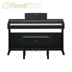 YDP-145 ARIUS Standard Digital Piano with Bench and 3 Pedal Unit - Black DIGITAL PIANOS