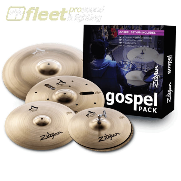 Zildjian AC0801G A Custom Gospel Cymbal Package CYMBAL KITS