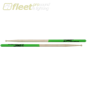 Zildjian S7Amg 7A Green Dip Drum Sticks Sticks