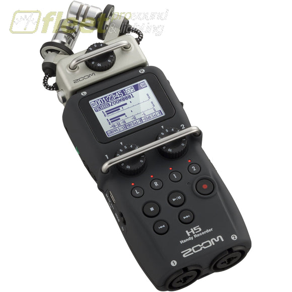 Zoom H5 Handy Recorder With Interchangeable Input Capsules Portable Recorders