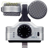 Zoom iQ7 Mid-Side Stereo Microphone for iOS Devices with Lightning Connector PORTABLE RECORDERS