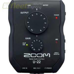 Zoom U-22 - USB Mobile Recording and Performance Interface USB AUDIO INTERFACES